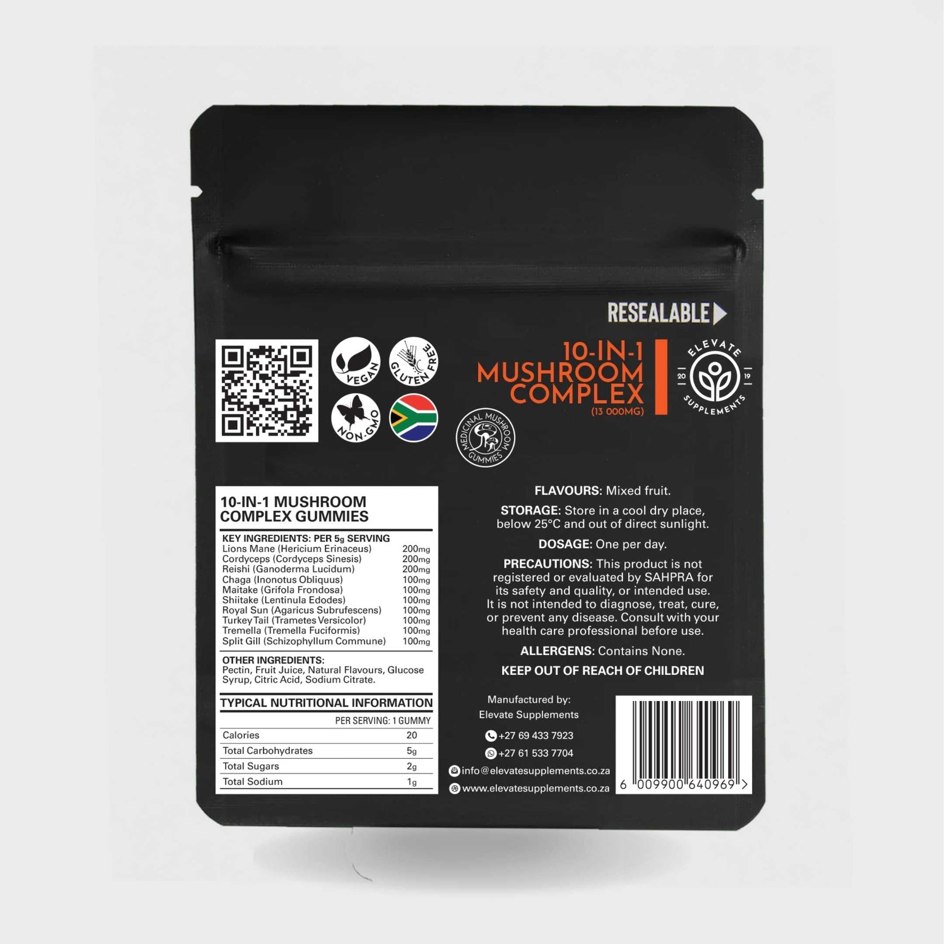 Mushroom Complex Gummies | 10-In-1 Gummies | Thee Leaf