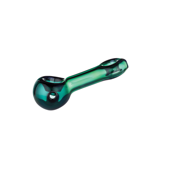 Rasta Glass Spoon Jade Pipe