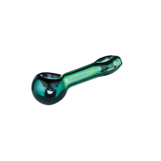 Rasta Glass Spoon Jade Pipe