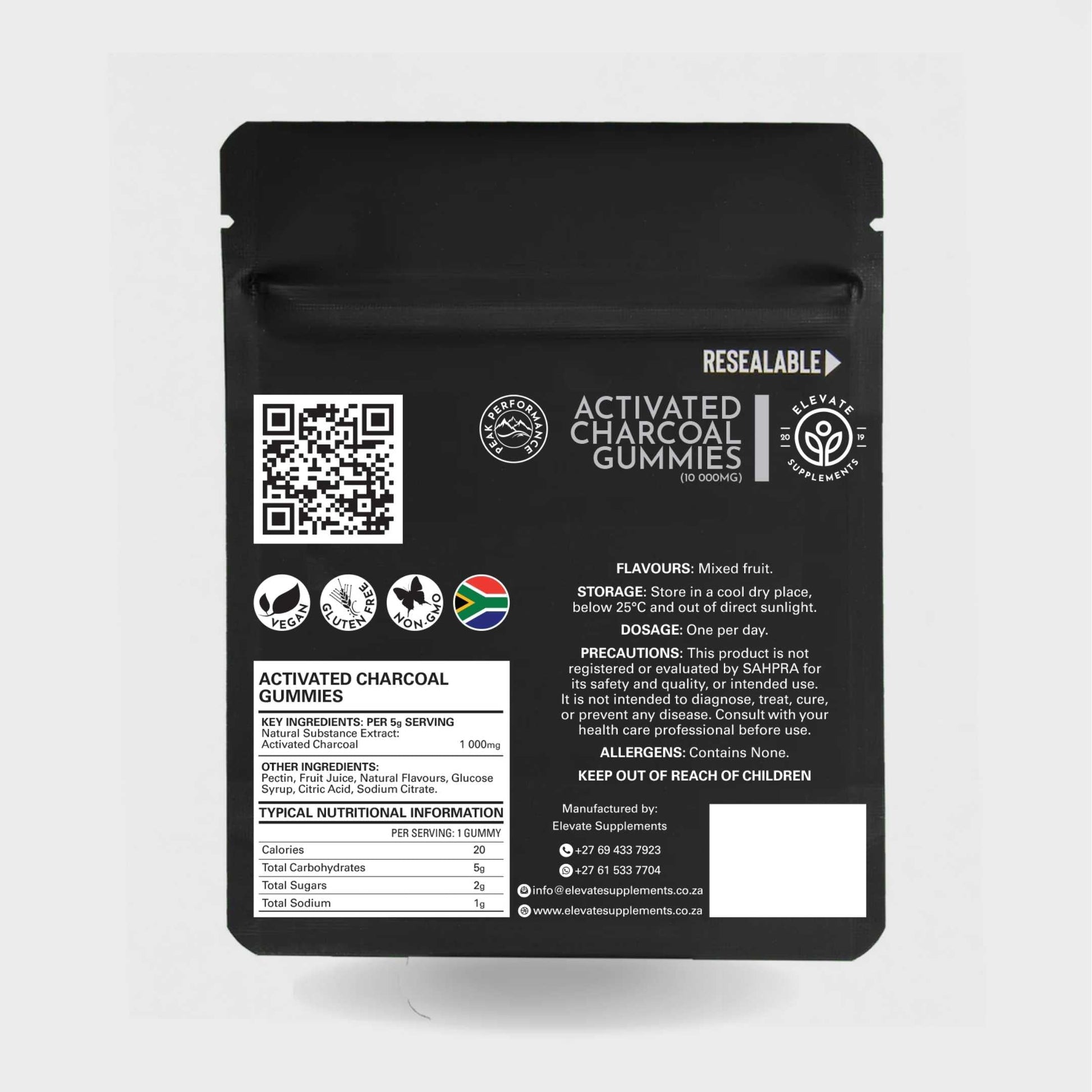 Activated Charcoal Gummies | Digestive Health Supplement | Thee Leaf