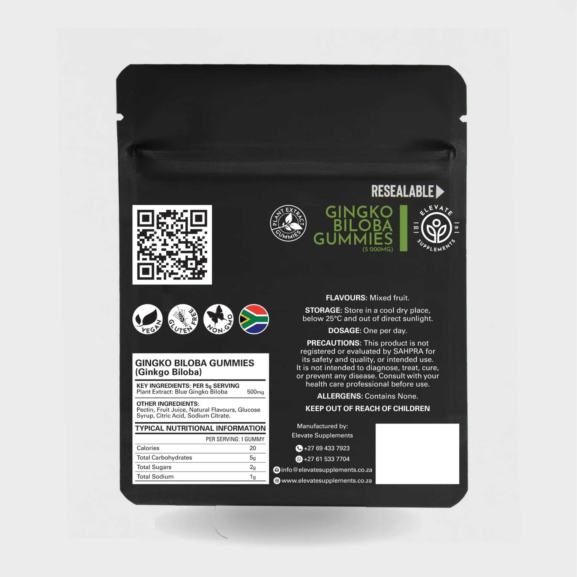 Gingko Biloba Gummies | Brain Boost Supplement | Thee Leaf