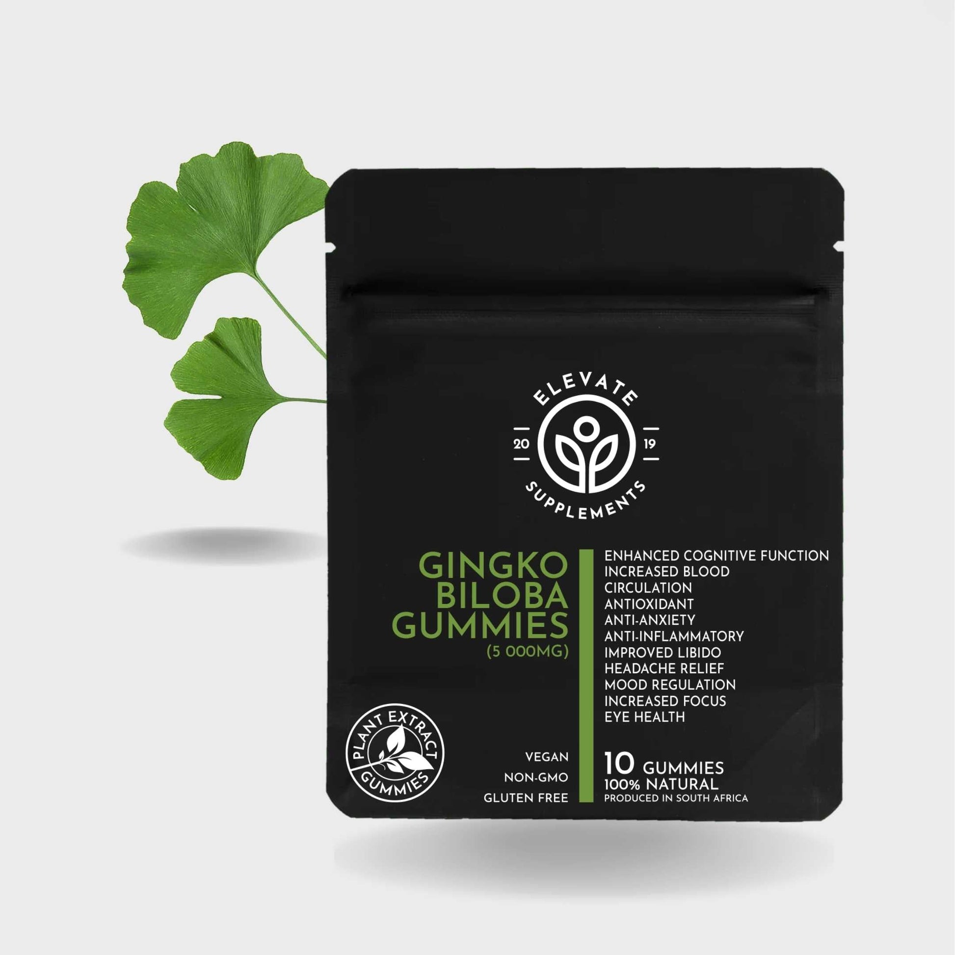 Gingko Biloba Gummies | Brain Boost Supplement | Thee Leaf