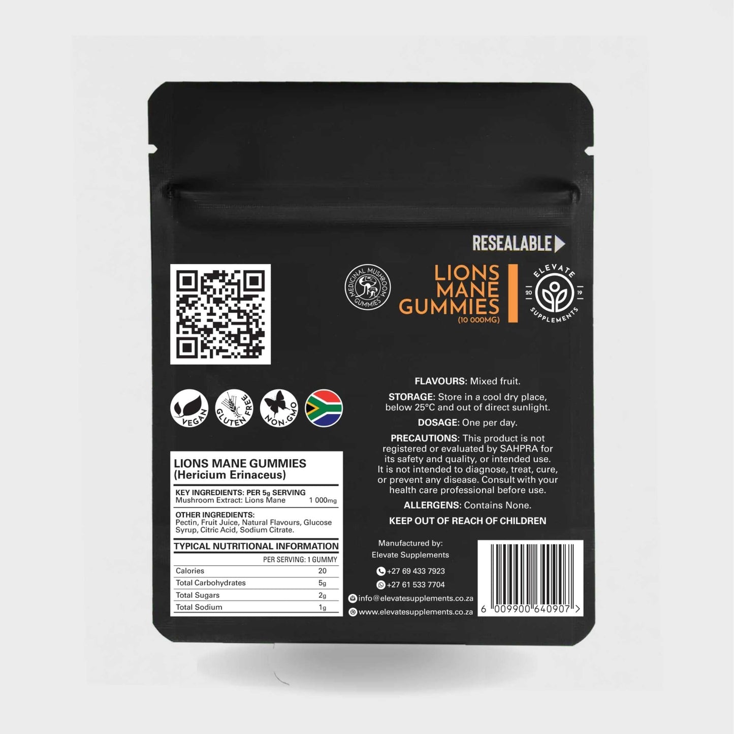 Lions Mane Gummies - Elevate Supplements