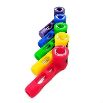 Tasty Puff Silicone pipe with glass