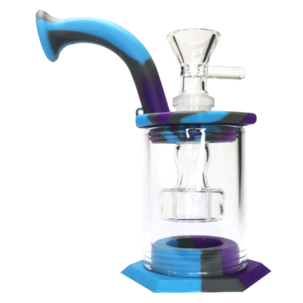 Silicone and Glass Pentagon base
