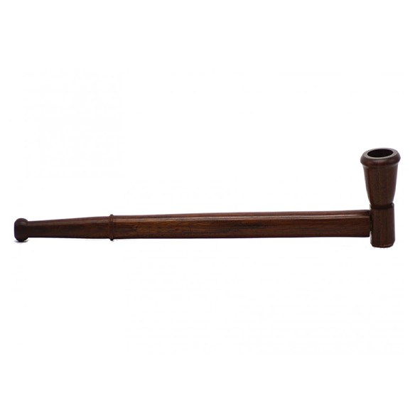 Rasta Pipe - Wooden Pipe Gandolf straight 32cm