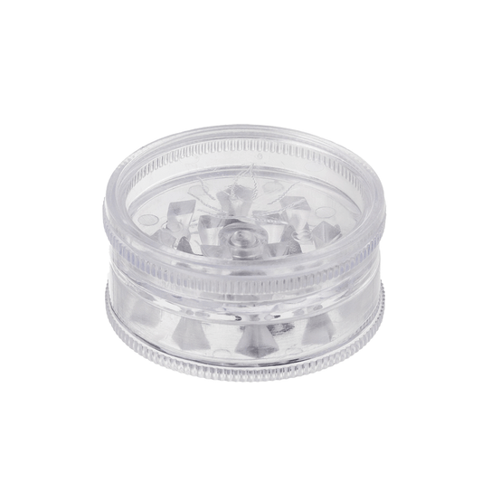 2 Piece Clear Plastic Grinder