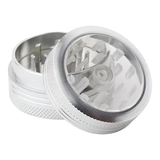 Clear Top 3pc Herb Grinder
