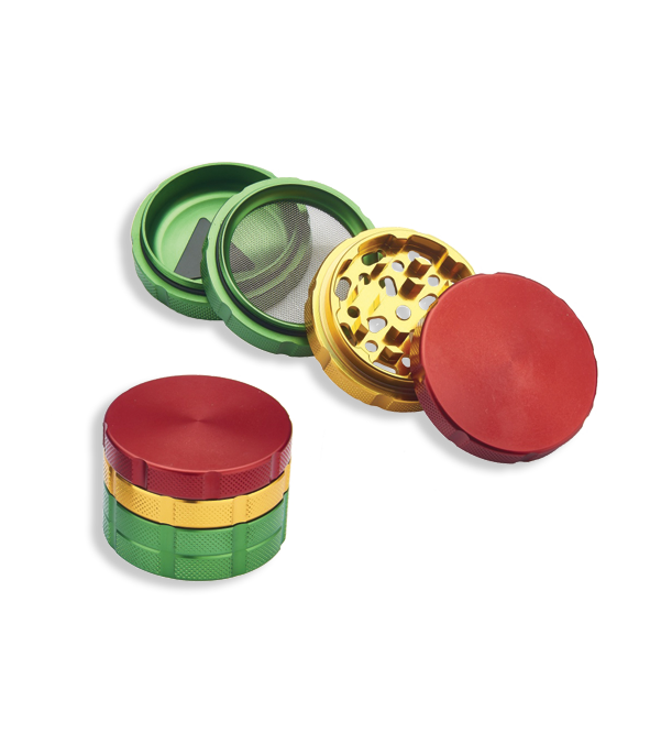 Aluminium Rasta Grinder 4pc