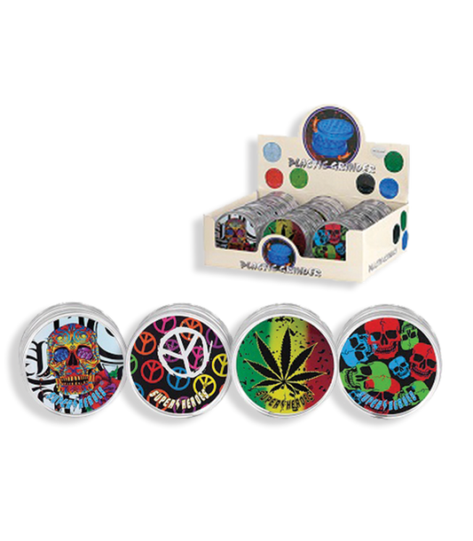 Plastic 3 Piece Super Heroes Grinder