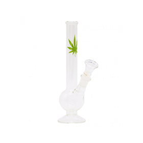 Weed Leaf Glass Bong