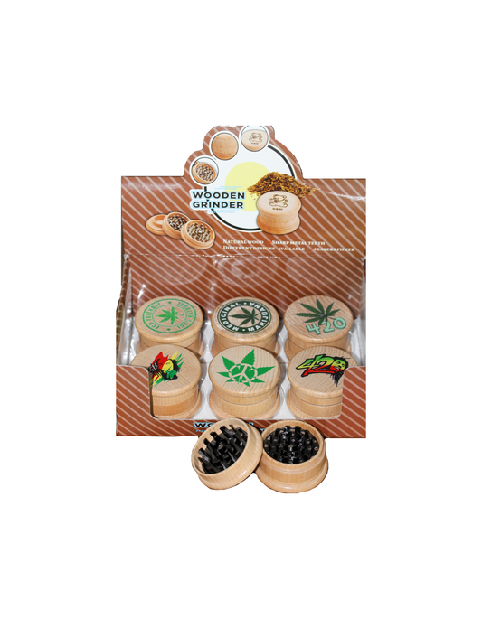 Wooden Grinder 2pc